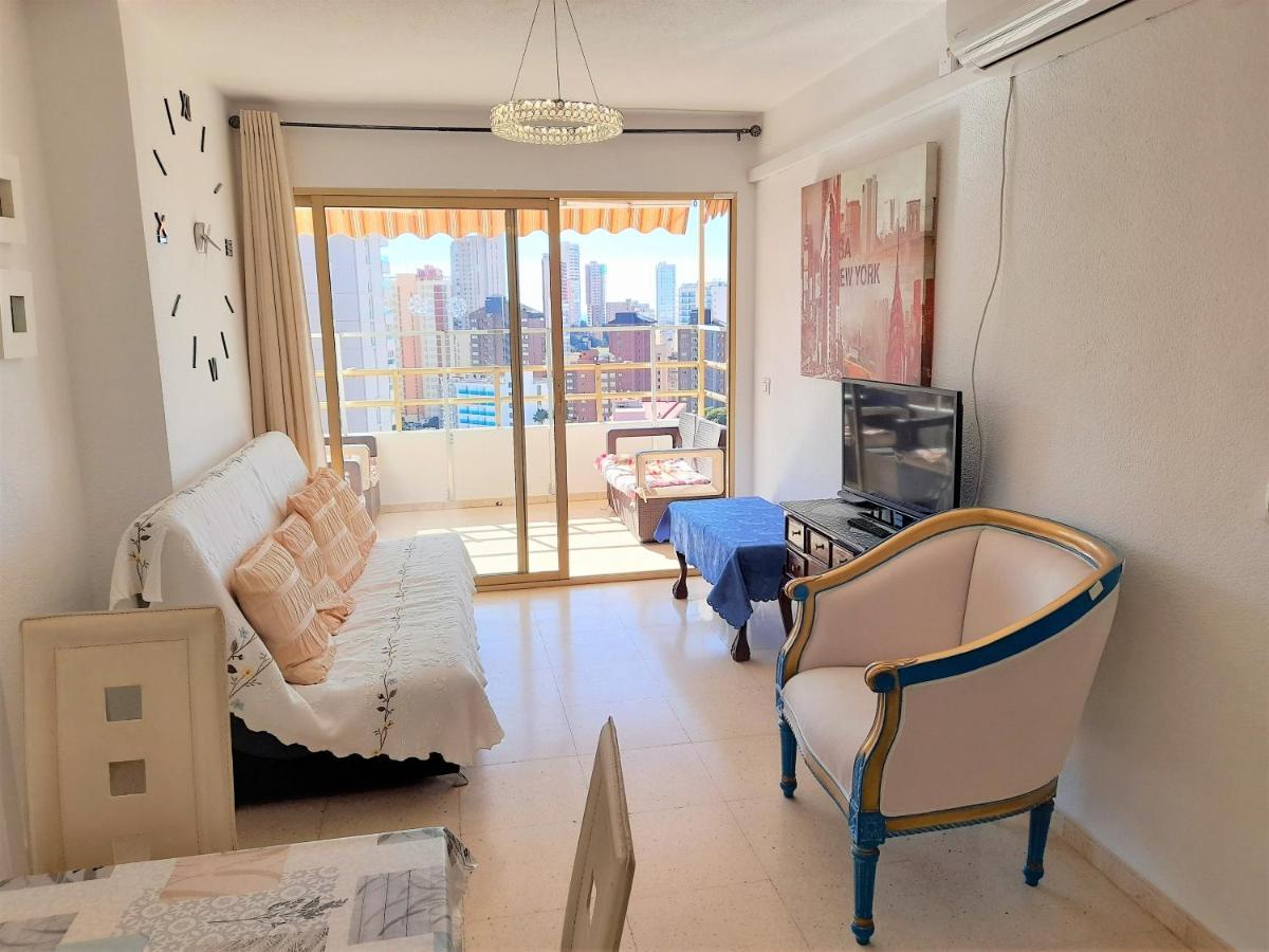 Agustina Apartment In Rincon De Loix -Free Parking, Wi-Fi, Pool, New Air Conditioning, Sea View Бенідорм Екстер'єр фото